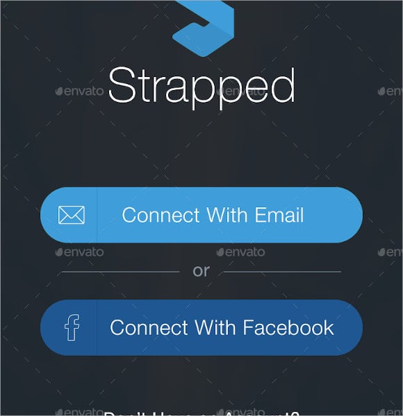 strapped app mobile ui