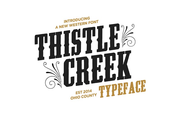 thistle creek font