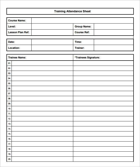 75+ Sign In Sheet Templates - DOC, PDF | Free & Premium Templates