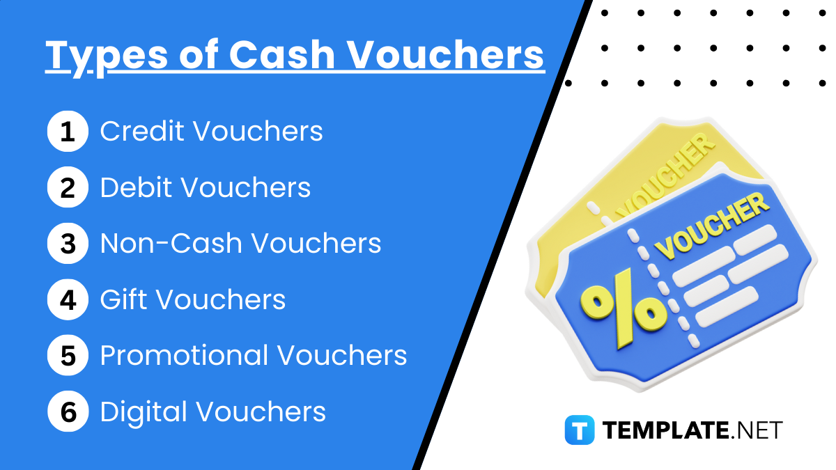 types of cash vouchers