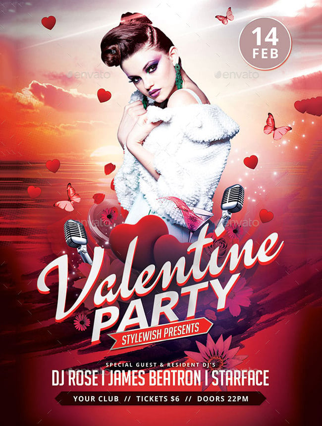valentine-party-flyer