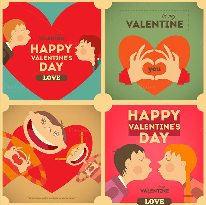valentines day background illustration