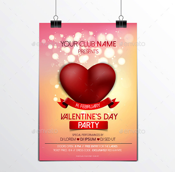 valentines day brochure