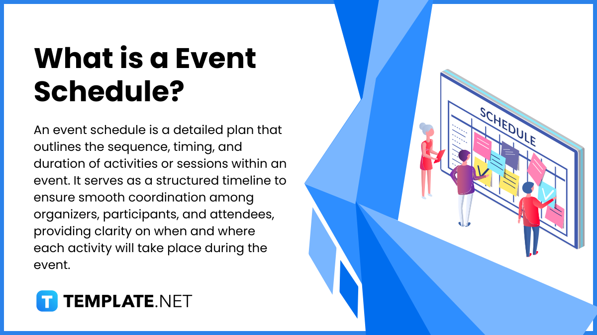 what is a event schedule