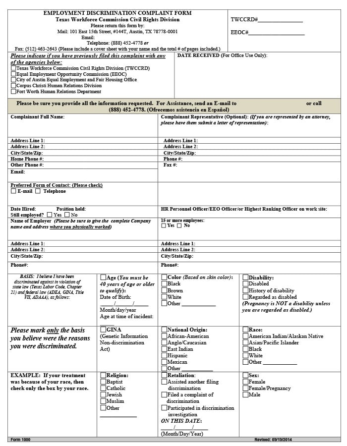 eeoc-complaint-form-templates-5-free-sample-example-format-free