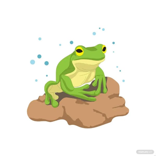 simple frog template