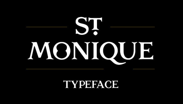 stmonique typeface