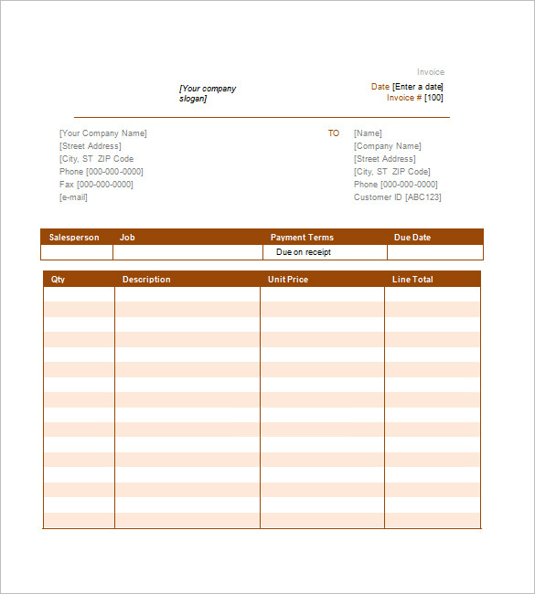 Service Invoice Template- 20+ Free Word, Excel, PDF Format Download