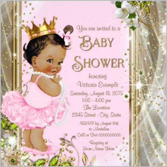 Baby Shower Invitation Template  29  Free PSD, Vector EPS, AI, Format Download  Free \u0026 Premium 