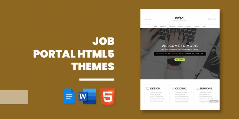 23+ Job Portal HTML5 Themes & Templates