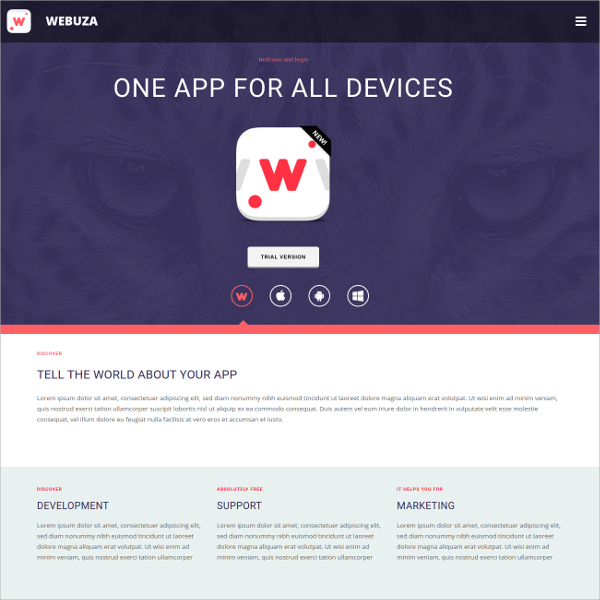 multipurpose sales page wordpress theme for apps