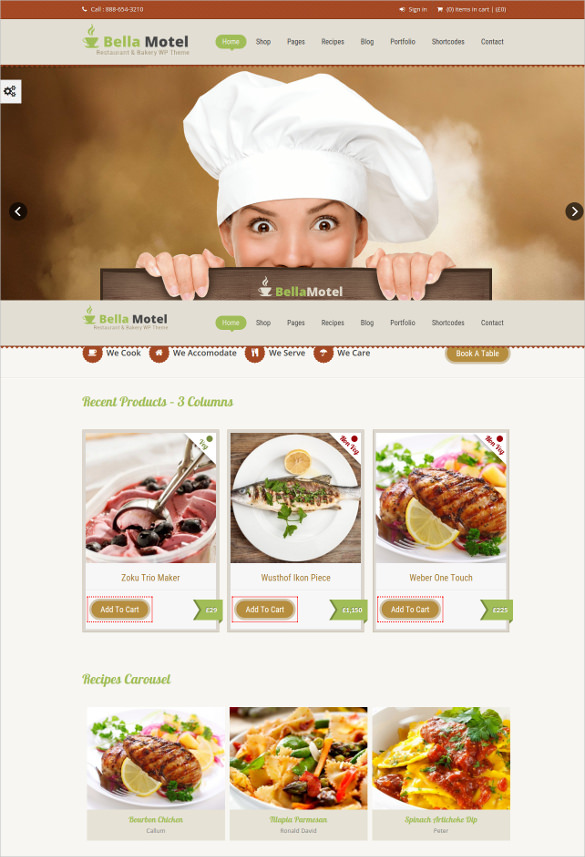 15+ Bakery site Themes & Templates