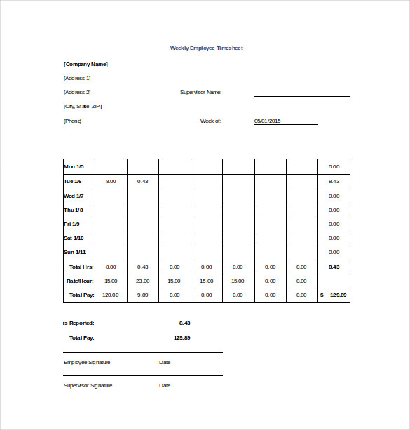 staff availability spreadsheet