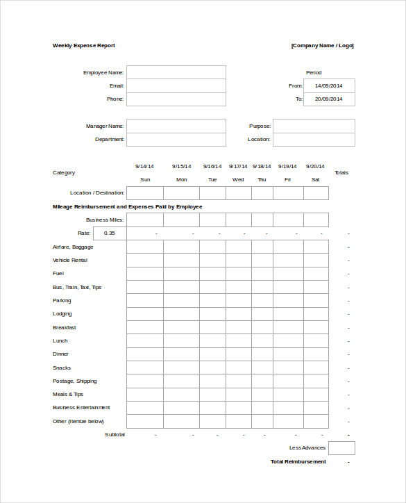 14+ Blank Spreadsheet Templates - PDF, DOC, Pages, Excel