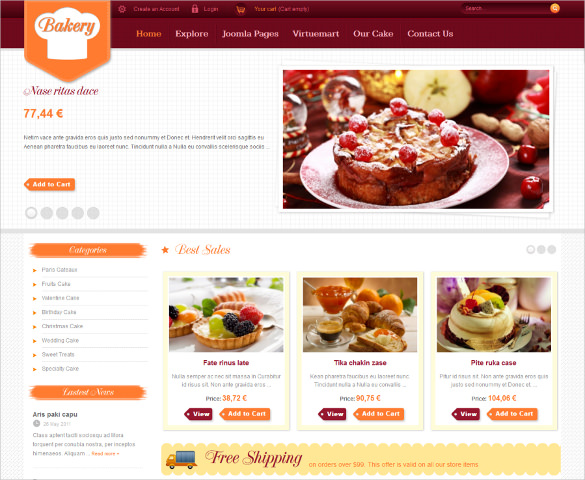 Featured image of post Steps to Prepare Template Cake Website Design