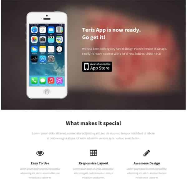 iphone-app-landing-page