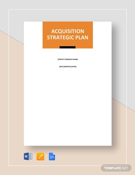 15  Acquisition Strategy Templates Free Sample Example Format Download