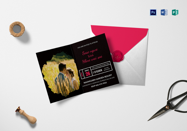 black-engagement-invitation-card-template