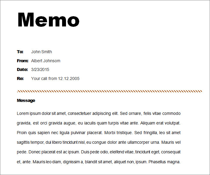 17+ Memo Templates - Google Docs | MS Word | Pages | Sample | Example ...