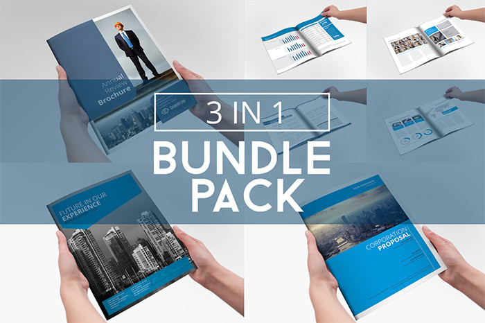 business brochure bundle pack 3 in 1
