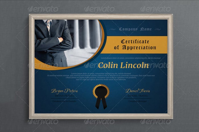 business certificate template