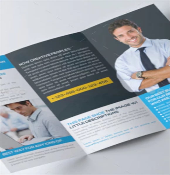 business company tri fold brochure 