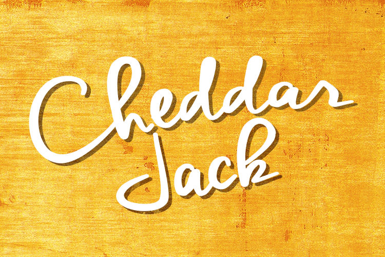 cheddar jack handwritten fonts