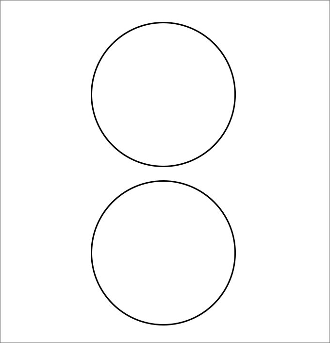 Template For Circle Labels Sample Design Layout Templates