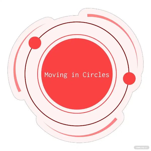 circle sticker template