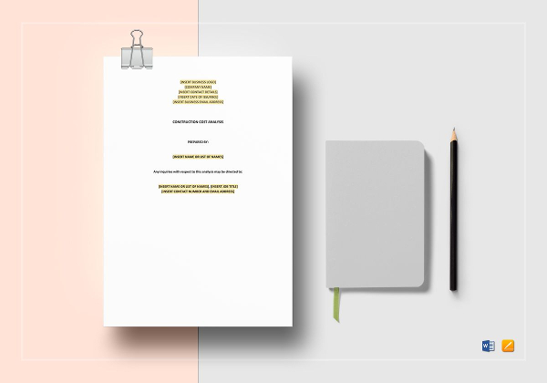 construction-cost-analysis-template-to-print