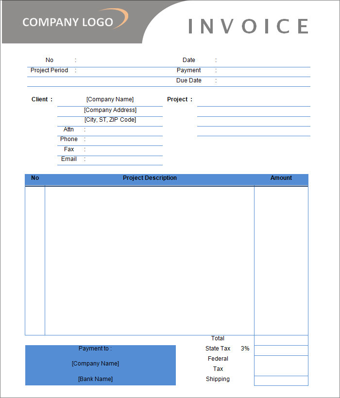 Word Invoice Template - Invoice Templates