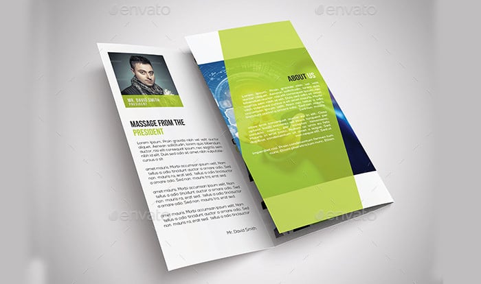 corporate tri fold brochure