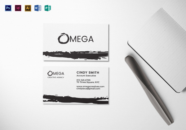 44+ Free Blank Business Card Templates - AI, Word, PSD