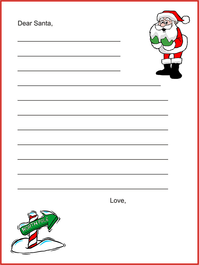 6 Printable Santa Letter Templates For Free Download