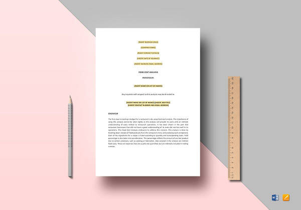 editable-food-cost-analysis-template