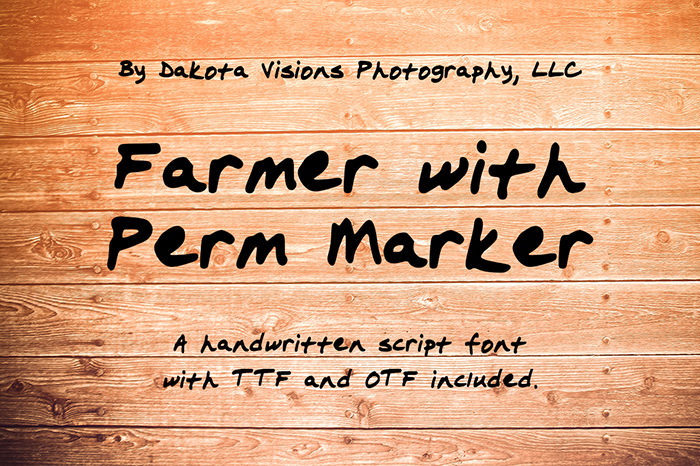 farmer with perm marker