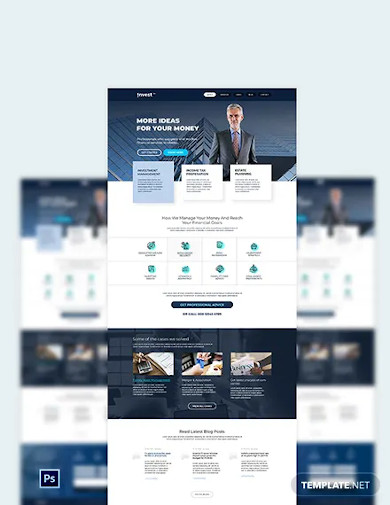 Landing Page Template – 87+ Free PSD Format Download