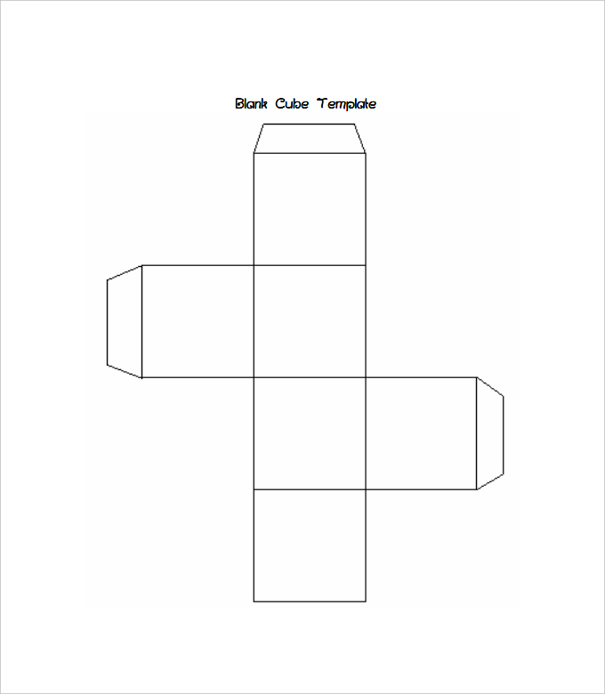 Cube Template 3D Cube Template Free Premium Templates