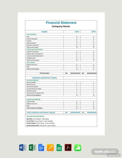 Financial Statement Template Excel from images.template.net