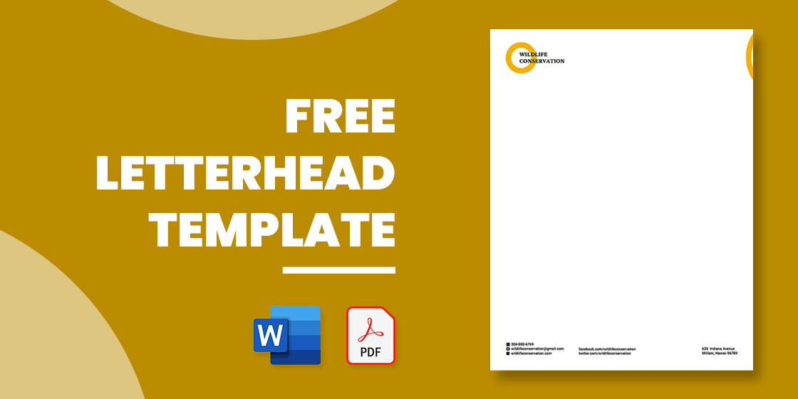 letterhead design in word format free download