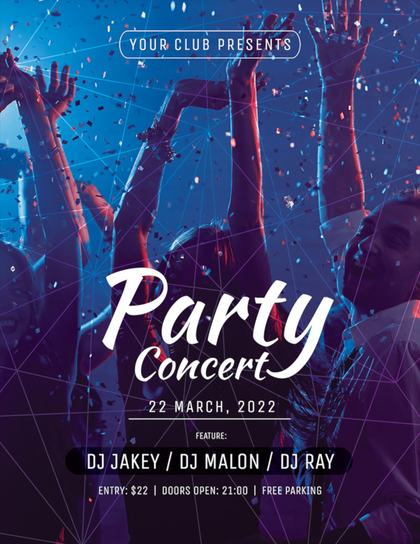 Free Party Flyer Templates Printable