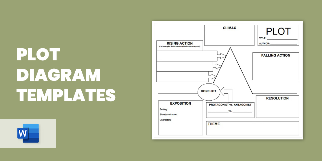 blank line plot template for kids