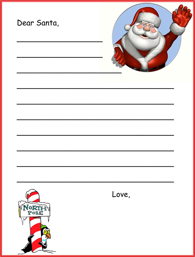 6 Printable Santa Letter Templates For Free Download