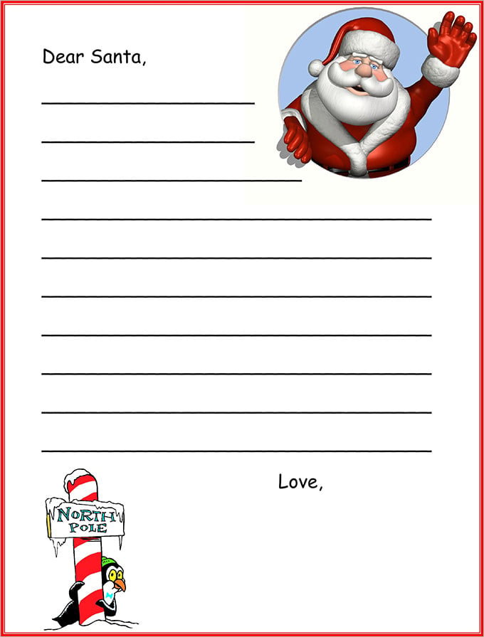 6+ Printable Santa Letter Templates For Free Download