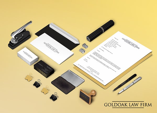goldoak law firm stationery