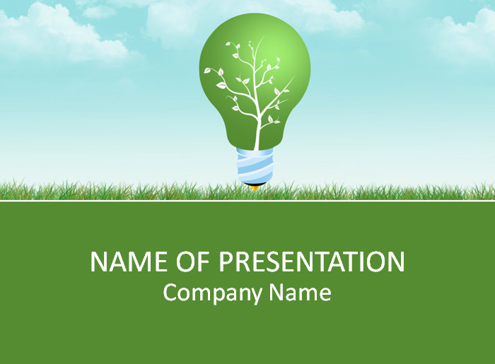 green energy powerpoint template