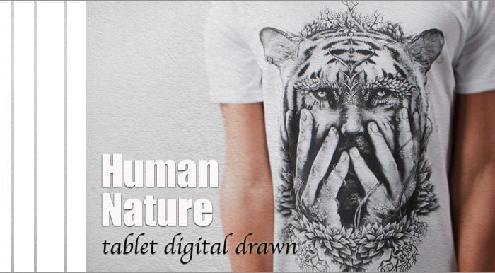 human nature t shirt