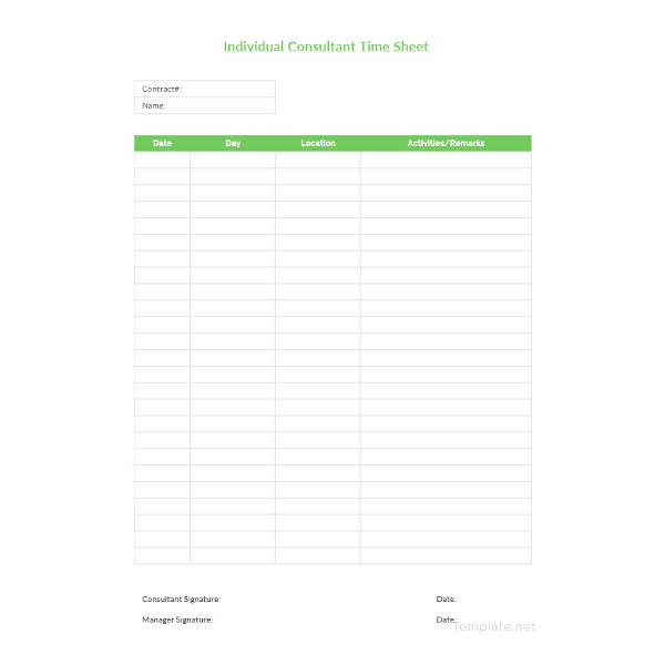 60+ Sample Timesheet Templates - PDF, DOC, Excel