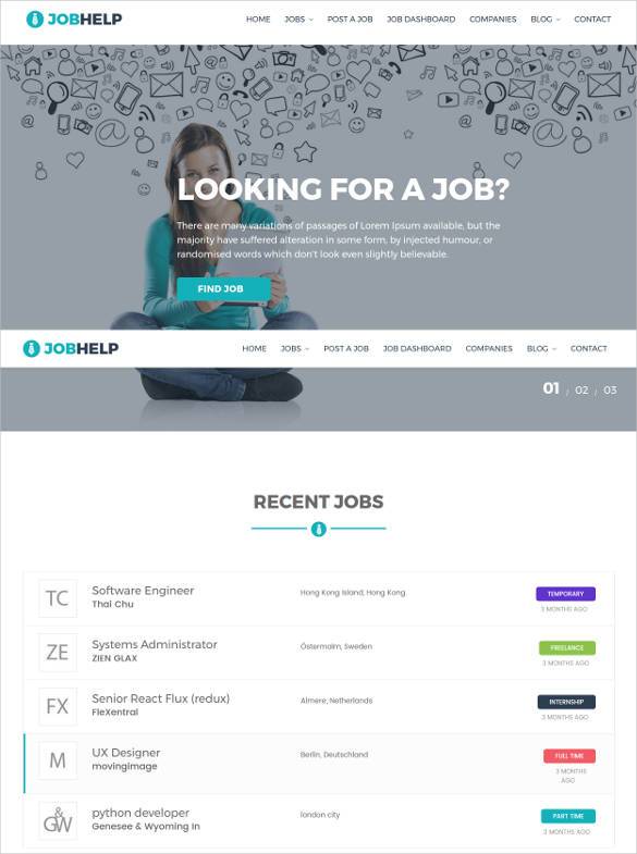 job-portal-template-free-download-printable-templates