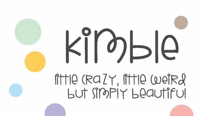 kimble font